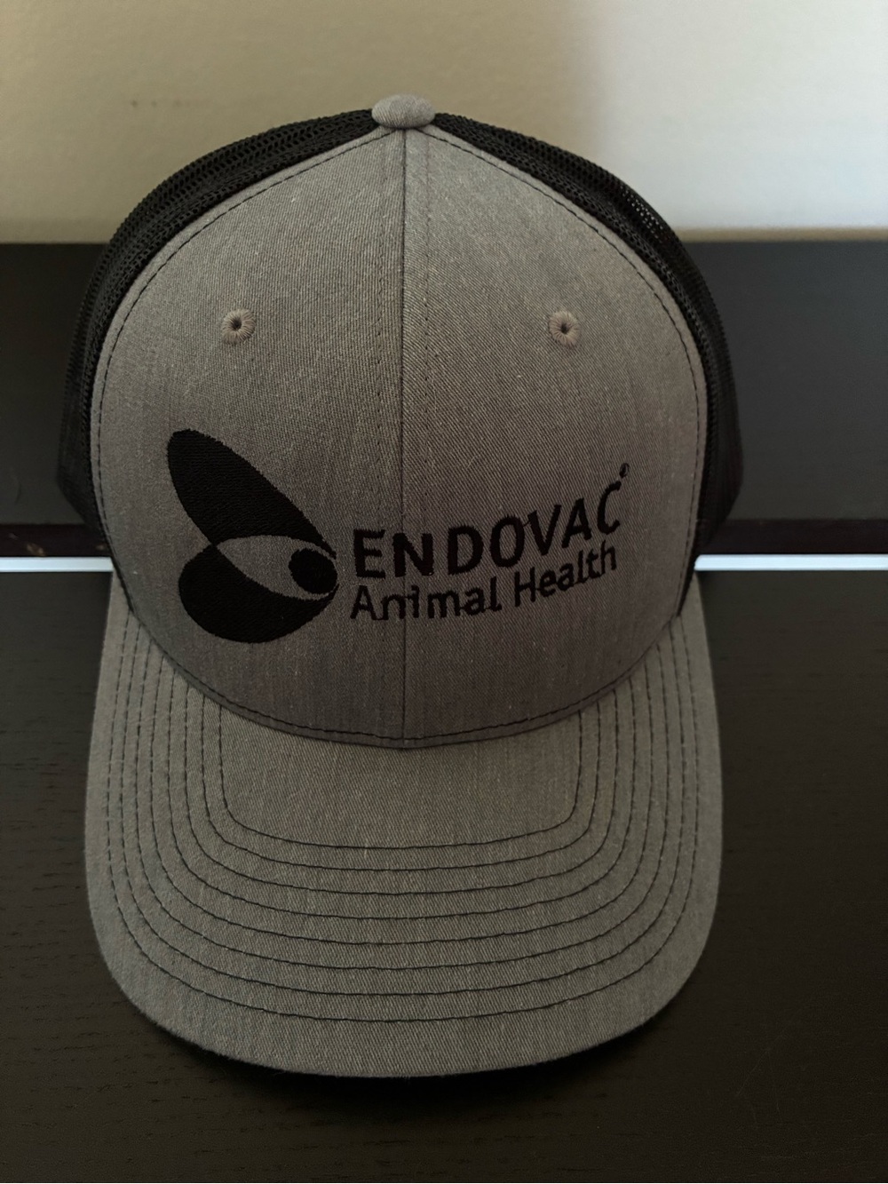 Endovac Animal Health Gray & Black Trucker Hat